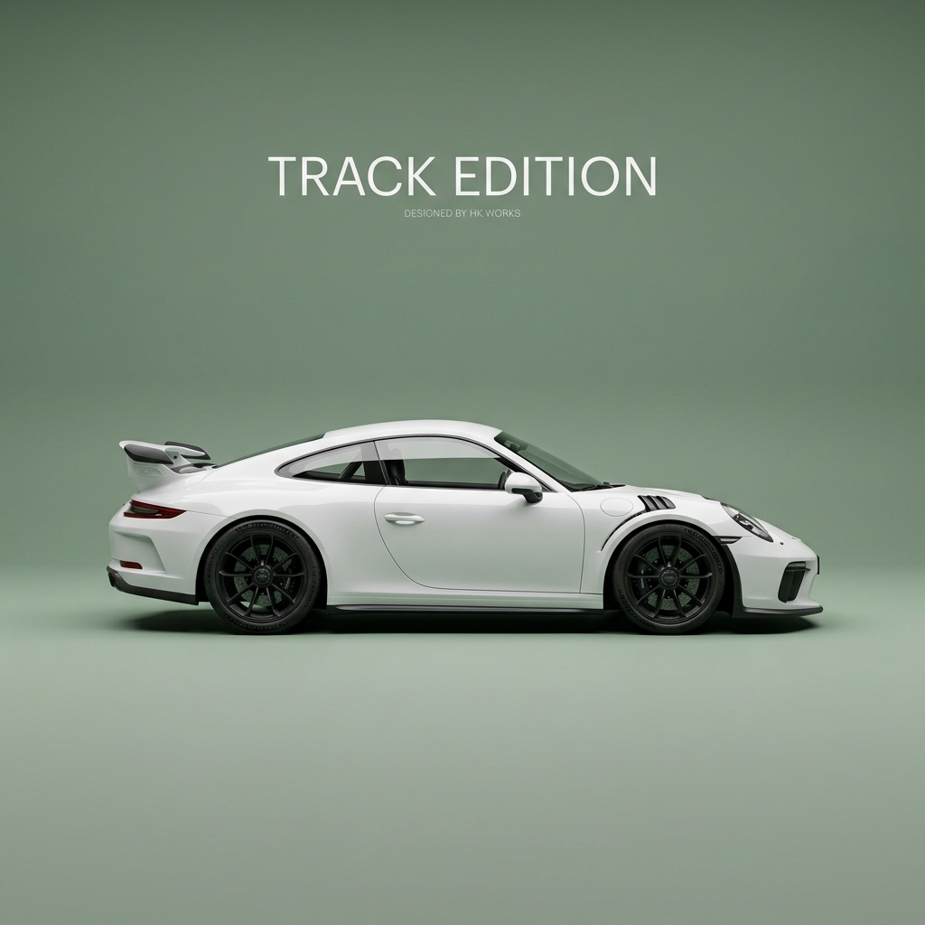 HK-Works Track Edition Fahrzeugposter